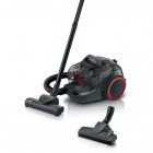 Aspirator Bosch Serie 4 BGC21POW1, 2L, 750W, Negru-Rosu, fara sac, Negru - Rosu
