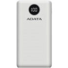 Baterie externa ADATA P20000QCD, 20000 mAh, 2x USB, 1x USB-C, 3A, Quick Charge 3.0, White