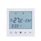 Termostat BeOk Cu fir pentru aer conditionat TDS21WIFI-AC2, Control de pe telefonul mobil, Compatibil cu sisteme HVAC