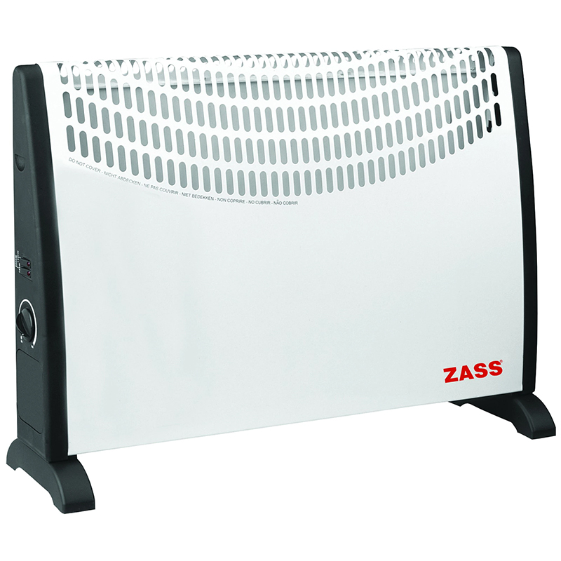 ZASS Convector electric ZKH 02, 2000 W, 3 trepte de putere, Termostat reglabil