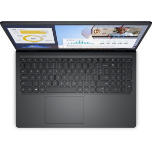 DELL 15.6'' Vostro 3535, FHD 120Hz, Procesor AMD Ryzen™ 7 7730U (16M Cache, up to 4.5 GHz), 16GB DDR4, 512GB SSD, Radeon, Linux, Carbon Black, 3Yr ProSupport