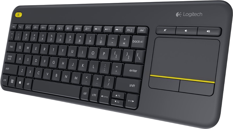 Tastatura Logitech Wireless Touch K400 Plus Black