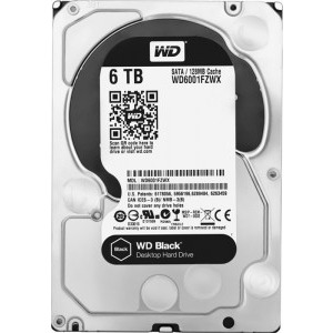 WD Black 6TB SATA-III 7200RPM 128MB