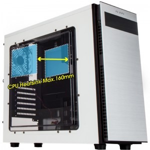In Win 703 White Silver