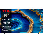 Televizor LED TCL Smart TV QLED Mini LED 98C805 Seria C805 248cm gri-negru 4K UHD HDR
