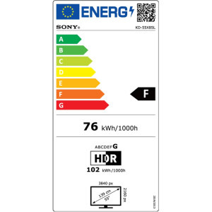 Sony Smart TV KD-55X85L Seria X85L 139cm negru-argintiu 4K UHD HDR