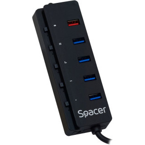 Hub USB Spacer SPH-4USB30-1QC