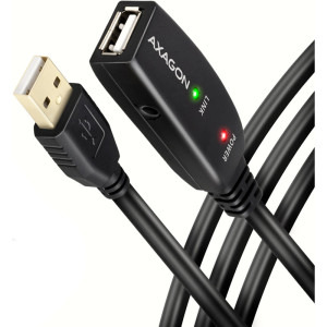 AXAGON USB 2.0 tip A Male - USB 2.0 tip A Female, 20m, negru