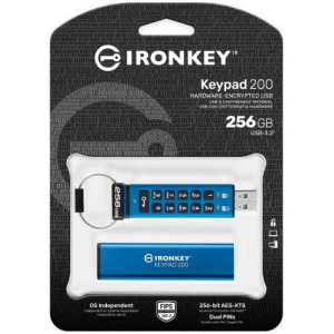 Kingston IronKey Keypad 200 256GB USB 3.0