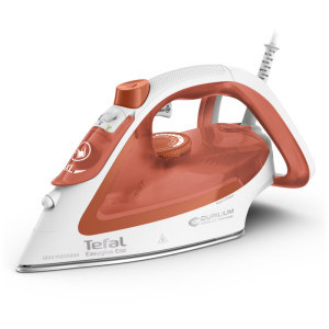 Tefal Fier de calcat EasyGliss Eco FV5782E0, 2800W, 50g/min, Alb/Portocaliu