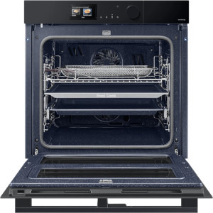 Samsung NV7B6799JAK/U2, Electric, 76 L, Autocuratare pirolitica, Dual Cook Steam, AI Pro Cooking, Dual Cook Flex, Negru