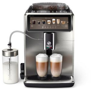 Philips automat Saeco Xelsis Suprema SM8885/00, 1500W, 15bar, 1.7L, Negru/Inox