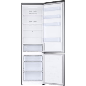 Samsung RB38C600CS9/EF, 390 L, Clasa C, Total No Frost, Digital Inverter, All Around Cooling, SpaceMax, AI Energy, 203 cm, Inox