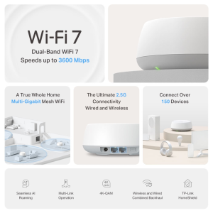 TP-LINK 2.5Gigabit DECO BE25 Dual-Band WiFi 7 2Buc