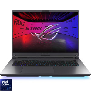 Laptop ASUS Gaming 18 ROG Strix G18 G815LW, 2.5K 240Hz, Procesor Intel® Core™ Ultra 9 275HX (36M Cache, up to 5.40 GHz), 32GB DDR5, 2TB SSD, GeForce RTX 5080 16GB, No OS, Eclipse Gray