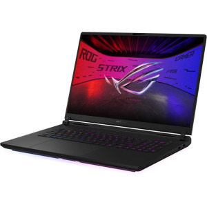 ASUS Gaming 18'' ROG Strix SCAR 18 G835LW, 2.5K Mini LED 240Hz, Procesor Intel® Core™ Ultra 9 275HX (36M Cache, up to 5.40 GHz), 64GB DDR5, 2x 2TB SSD, GeForce RTX 5080 16GB, No OS, Off Black