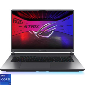 Laptop ASUS Gaming 18 ROG Strix G18 G815JPR, 2.5K 240Hz, Procesor Intel® Core™ i9 14900HX (36M Cache, up to 5.80 GHz), 32GB DDR5, 1TB SSD, GeForce RTX 5070 8GB, No OS, Eclipse Gray