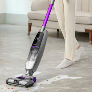 Jimmy HW8 Pro, 2 rezervoare de apa, autocuratare, vertical, 300W, 0.5L, Mov - Gri