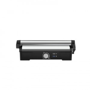 AENO Gratar electric EG2, 2000W, Deschidere 180°, Negru/Argintiu