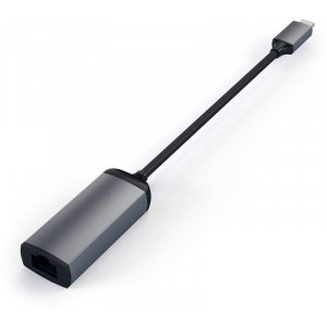 Satechi 1x USB-C Male - 1x RJ45 Female, gri