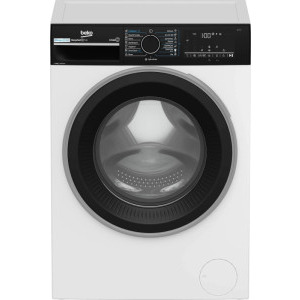 Beko B3WFU48415WBPBES, 8 kg, 1400 RPM, Clasa A, ProSmart Inverter, EnergySpin, SteamTherapy, Iron Fast, Alb