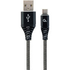 Cablu de date / adaptor Gembird USB Male la USB-C Male, 2 m, Black