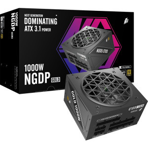 1st PLAYER NGDP HA-1000BA4, 80+ Gold, 1000W, Black