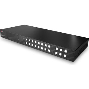 LINDY 8x HDMI Female - 8x HDMI Female + 8x 3.5mm Female + 8x Coax Female, Black