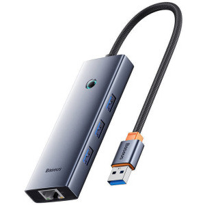 Hub USB Baseus UltraJoy 4-in-1 Argintiu