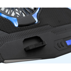 White Shark ICE SHADOW, max. 17.3 inch, hub USB incorporat, Display LED, RGB LED fan, suport telefon