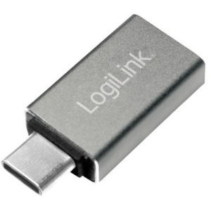 Cablu de date / adaptor Logilink AU0042 Adaptor OTG, USB-C Male la USB Female, Grey