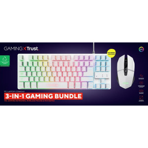 Trust GXT 794W 3-in-1 Gaming Bundle White