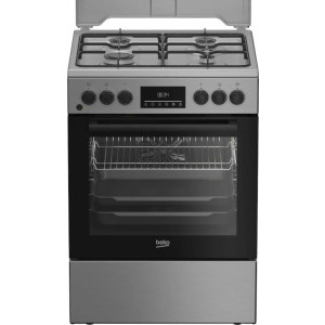 Beko FBSM62320TXD, Mixt, 4 arzatoare, Sistem de siguranta, Aprindere integrata, SteamShine Cleaning, Grill, 60 cm, Inox