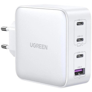 Ugreen CD226, 3x USB-C, 1x USB, Quick Charge, 100 W, GaN, White