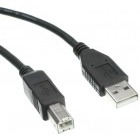 Cablu periferice Spacer USB 2.0 tip A Male - USB 2.0 tip B Male 1.8m, negru