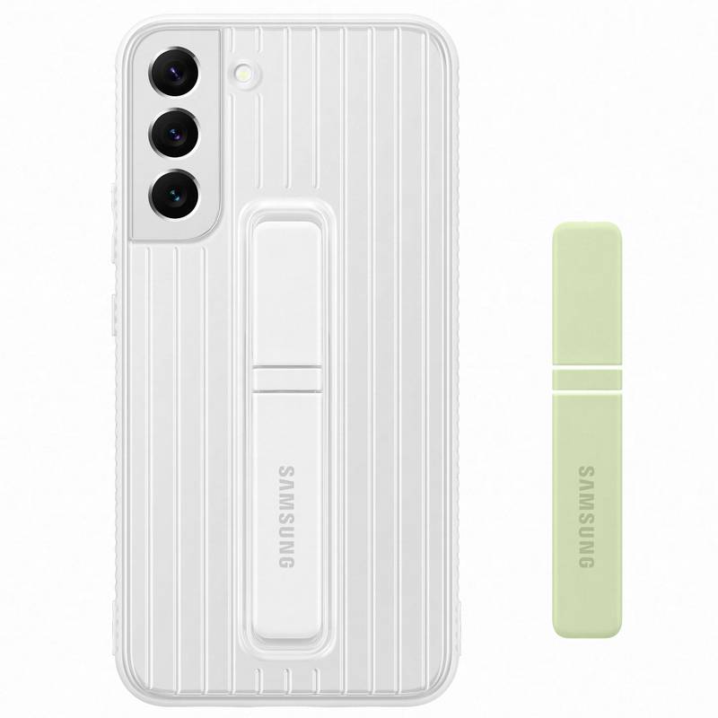 Samsung Protectie pentru spate White Standing pentru Galaxy S22 Plus