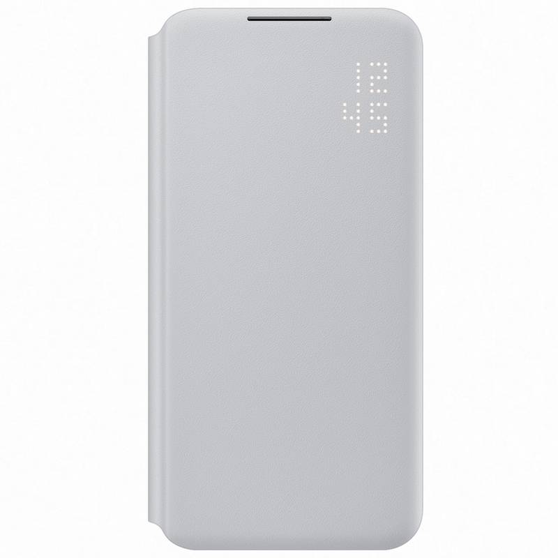 Samsung Husa de protectie tip Smart LED View Light Gray pentru Galaxy S22