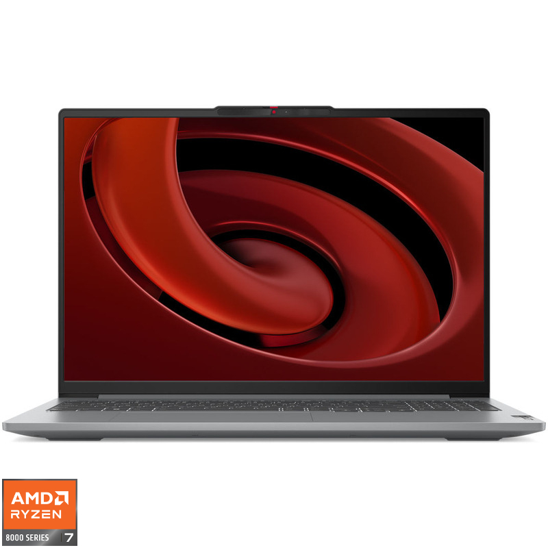 Laptop Lenovo 16'' IdeaPad Pro 5 16AHP9, 2.5K IPS 120Hz, Procesor AMD Ryzen™ 7 8845HS (16M Cache, up to 5.1 GHz), 32GB DDR5X, 1TB SSD, Radeon 780M, No OS, Arctic Grey