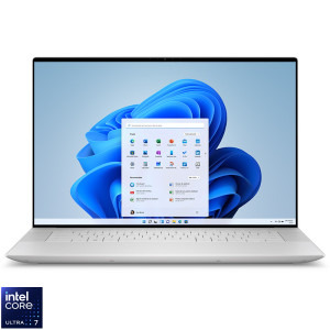 Laptop DELL 16.3 XPS 16 9640, FHD+ InfinityEdge, Procesor Intel® Core™ Ultra 7 155H (24M Cache, up to 4.80 GHz), 32GB LPDDR5X, 1TB SSD, GeForce RTX 4060 8GB, Win 11 Pro, Platinum, 3Yr BOS