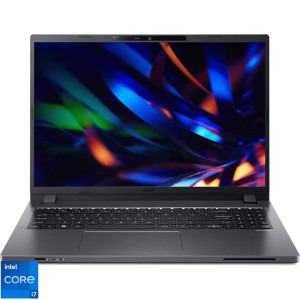 Laptop Acer 16 TravelMate P2 TMP216-51, WUXGA IPS, Procesor Intel® Core™ i7-1355U (12M Cache, up to 5.00 GHz), 32GB DDR4, 1TB SSD, Intel Iris Xe, No OS, Steel Gray