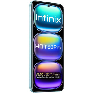 INFINIX HOT 50 Pro, 256GB, 8GB RAM, Dual SIM, 4G, 4-Camere, Glaciar Blue