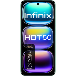 Smartphone INFINIX HOT 50, 128GB, 8GB RAM, Dual SIM, 4G, 4-Camere, Sage Green