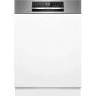 Masina de spalat vase incorporabila Bosch SMI6ECS12E, 14 seturi, 8 programe, Clasa A, EcoSilence Drive, ExtraDry, Max Flex, VarioDrawer, RackMatic, AquaStop, AquaSensor, Home Connect, 60 cm