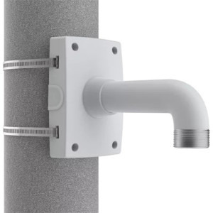 Accesoriu camere supraveghere Axis Suport de montaj pe stalp T91B67 Alb