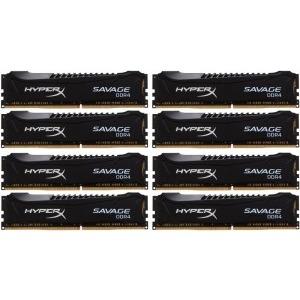 HyperX Savage Black 128GB DDR4 2666MHz CL15 Quad Channel Kit