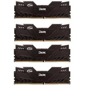TeamGroup Dark Black 16GB DDR4 2666MHz CL15 Quad Channel Kit