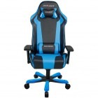 DXRacer King, negru cu albastru