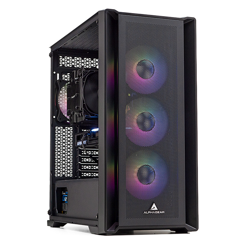 PC Gaming DRAGON Legendar Max, Intel i7-13700F 2.1GHz, 32GB DDR4, 2TB SSD, RTX 4060 8GB GDDR6, Iluminare RGB