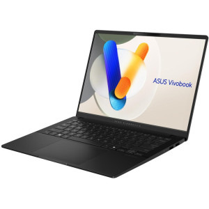 ASUS 14'' Vivobook S 14 OLED M5406KA, 3K 120Hz, Procesor AMD Ryzen™ Al 7 350 (16M Cache, up to 5.0 GHz), 24GB LPDDR5X, 1TB SSD, AMD Radeon 860M, No OS, Neutral Black