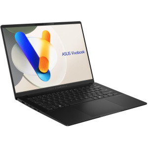 ASUS 14'' Vivobook S 14 OLED M5406KA, 3K 120Hz, Procesor AMD Ryzen™ Al 7 350 (16M Cache, up to 5.0 GHz), 24GB LPDDR5X, 1TB SSD, AMD Radeon 860M, No OS, Neutral Black